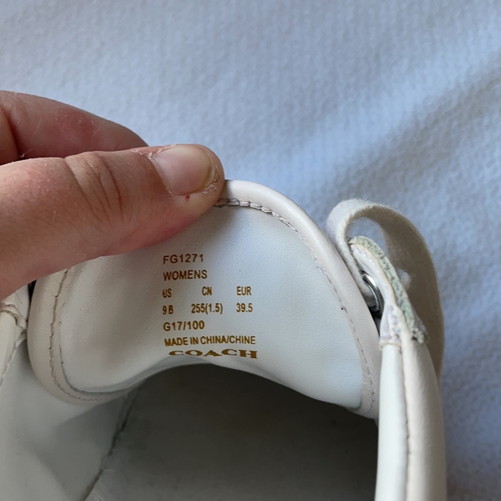 Coach Leather Sneakers - Picture 5 of 6